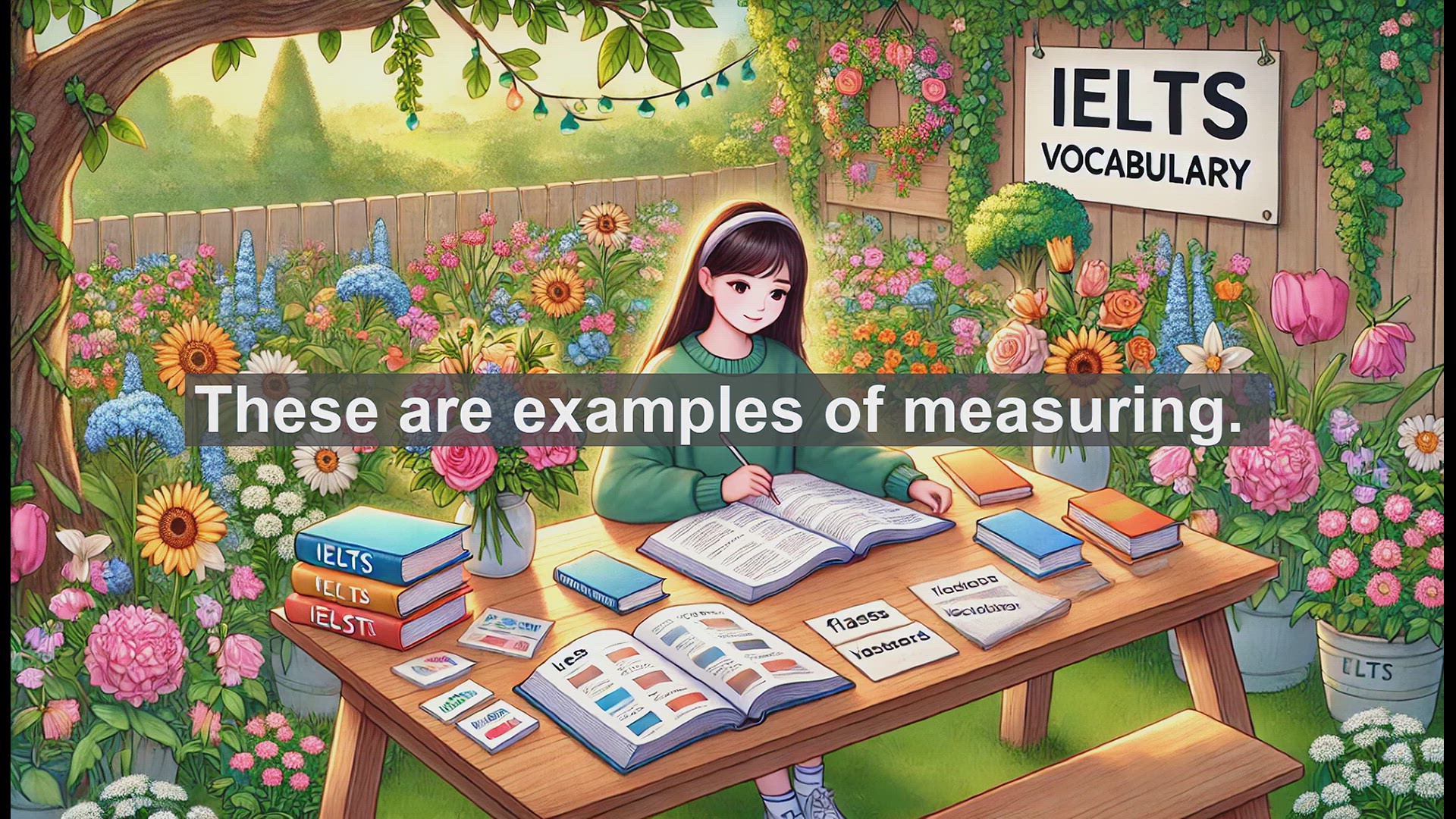 'Video thumbnail for 2500 Must Know IELTS 5.5 Vocabulary - Understanding 'Measure': Verb and Noun Explained'