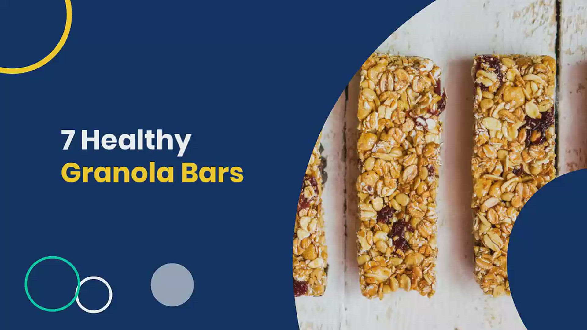 'Video thumbnail for 7 healthy granola bars'