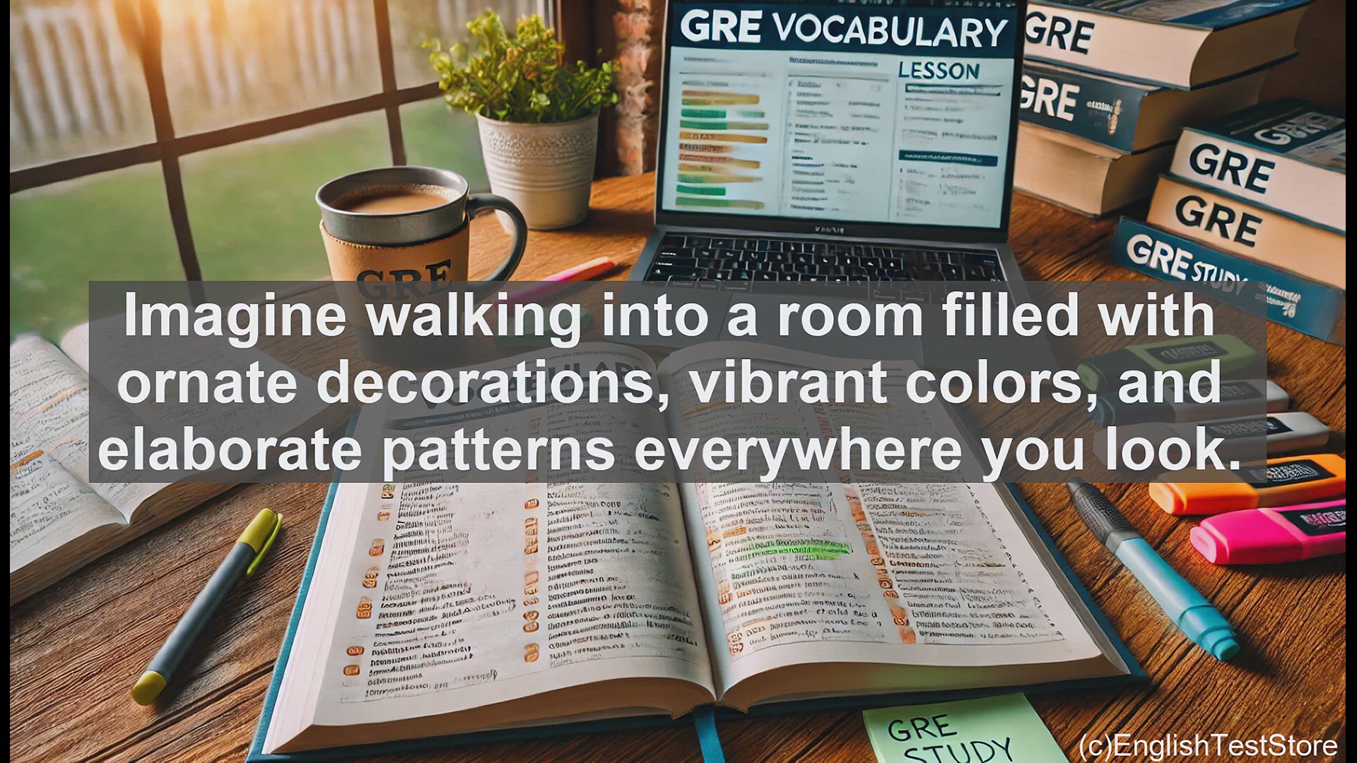 'Video thumbnail for GRE Vocabulary Lesson: The Essence of Florid - Exploring Ornate Styles and Complexions'