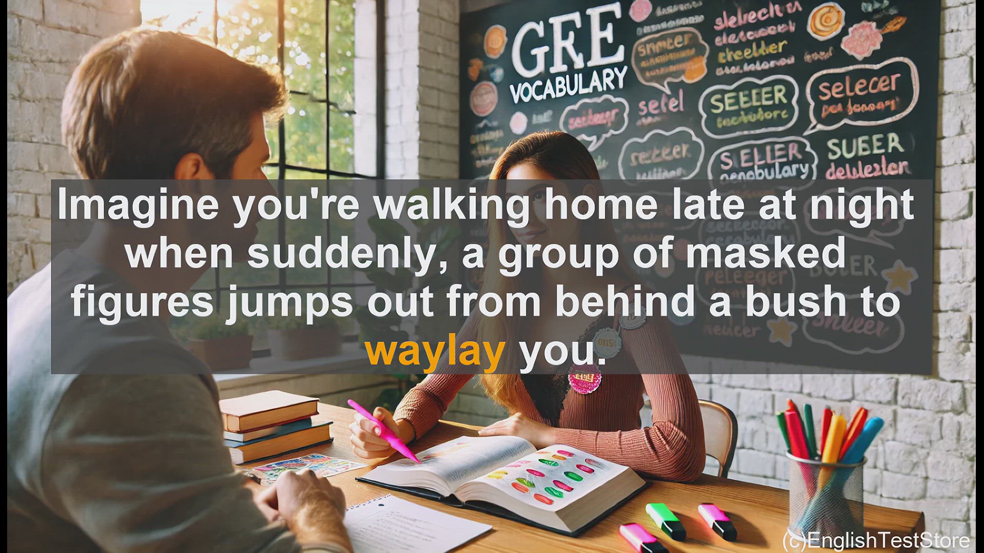 'Video thumbnail for GRE Vocabulary Lesson: Mastering the GRE Vocabulary - Waylay'