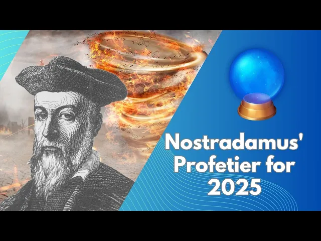 Video thumbnail for Nostradamus' Profetier for 2025: Katastrofer, Tredje Verdenskrig eller en Tid for Forandring