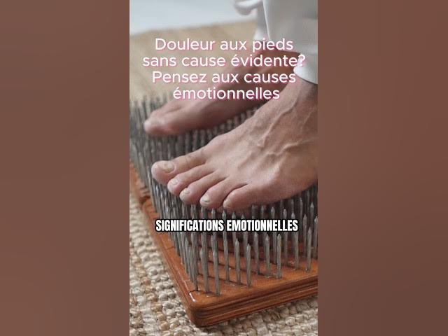 Video thumbnail for Douleur fréquente aux pieds 😩👣, et si c'était d'origine émotionnelle ? 🤔💭