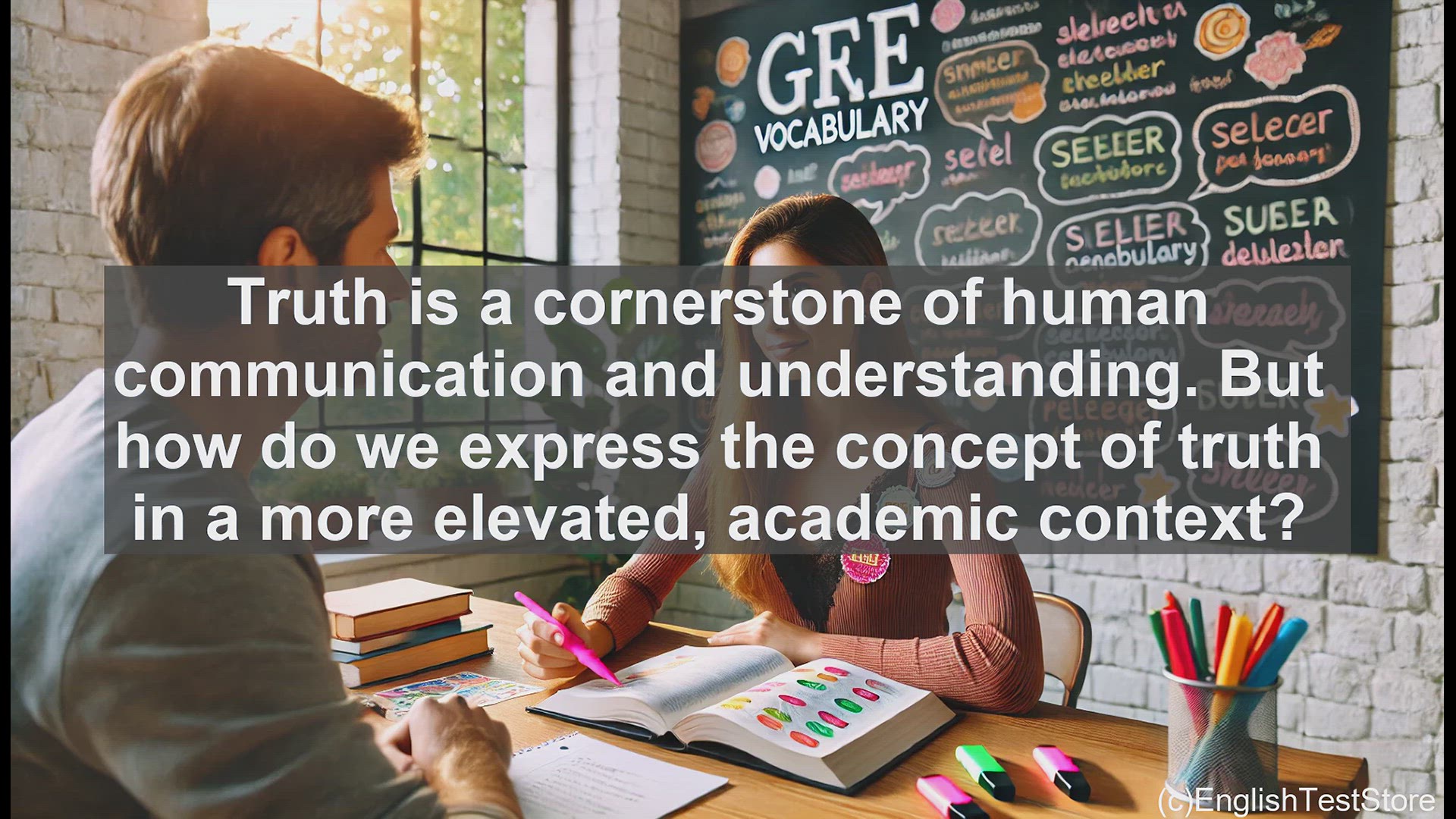 'Video thumbnail for GRE Vocabulary Lesson: Unveiling the Verity - Exploring the Essence of Truth'