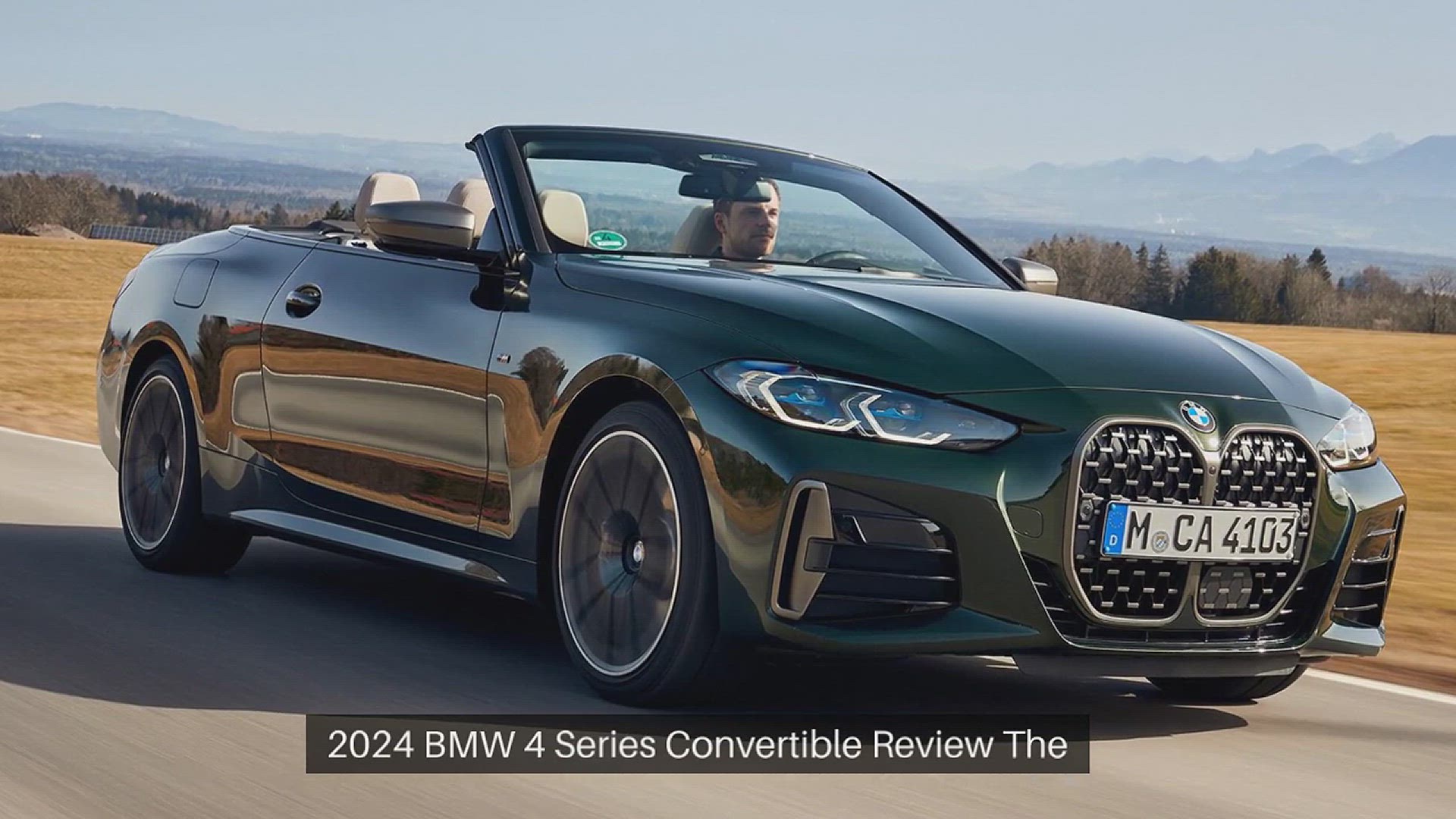 'Video thumbnail for 2024 BMW 4 Series Convertible Review'
