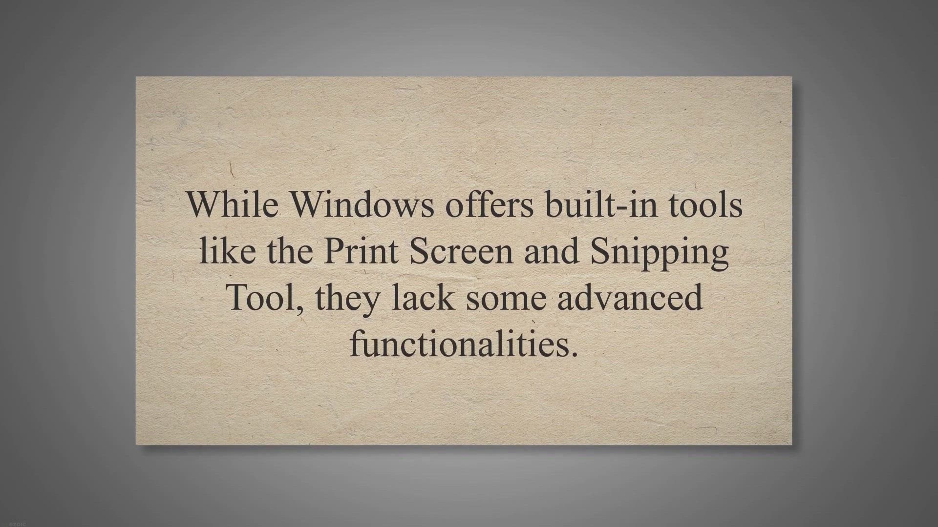 'Video thumbnail for Screeny: A Comprehensive Screenshot Tool for Windows 11/10'