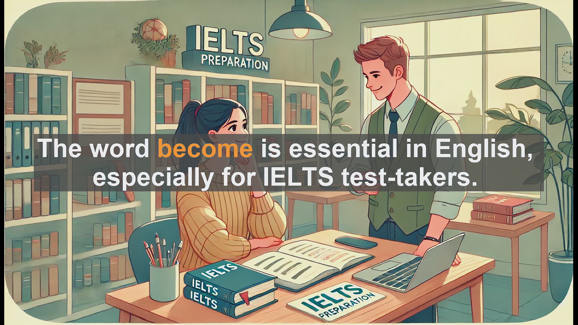 'Video thumbnail for 2500 Must Know IELTS 5.5 Vocabulary - Master the Verb 'Become' for IELTS Success'