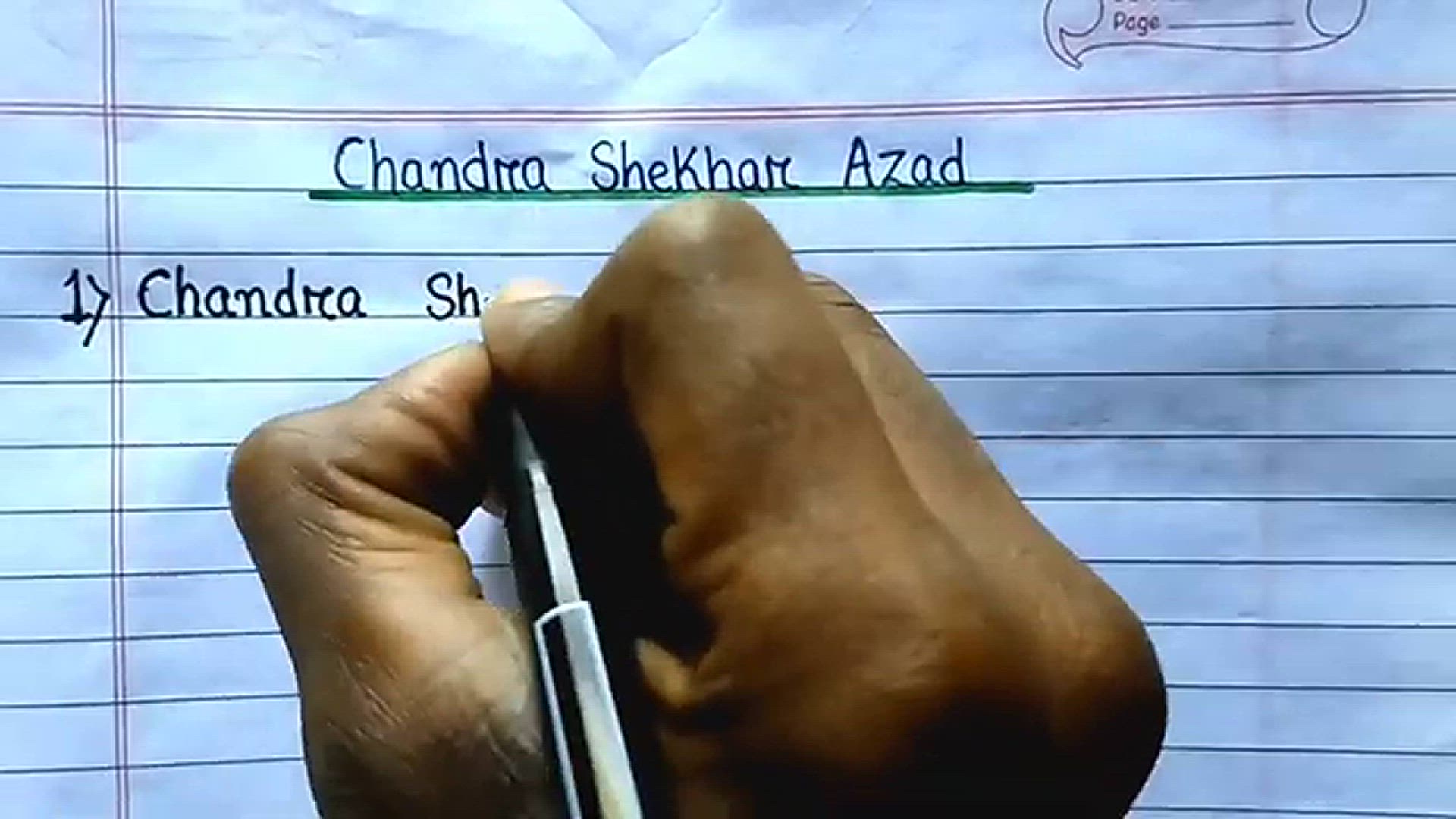 'Video thumbnail for 10 Lines on Chandra Shekhar Azad in English ⬆︎'