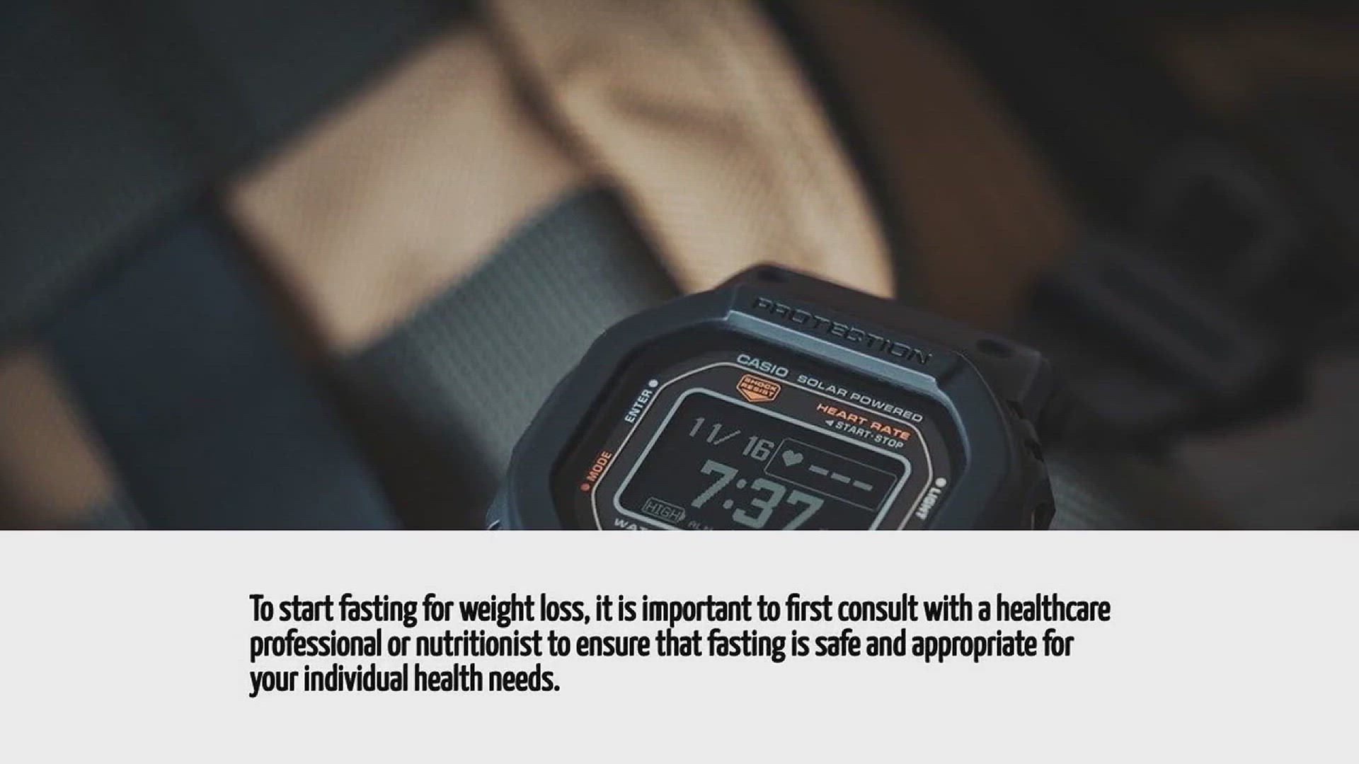 Video thumbnail for How To Start Fasting For Weight Loss