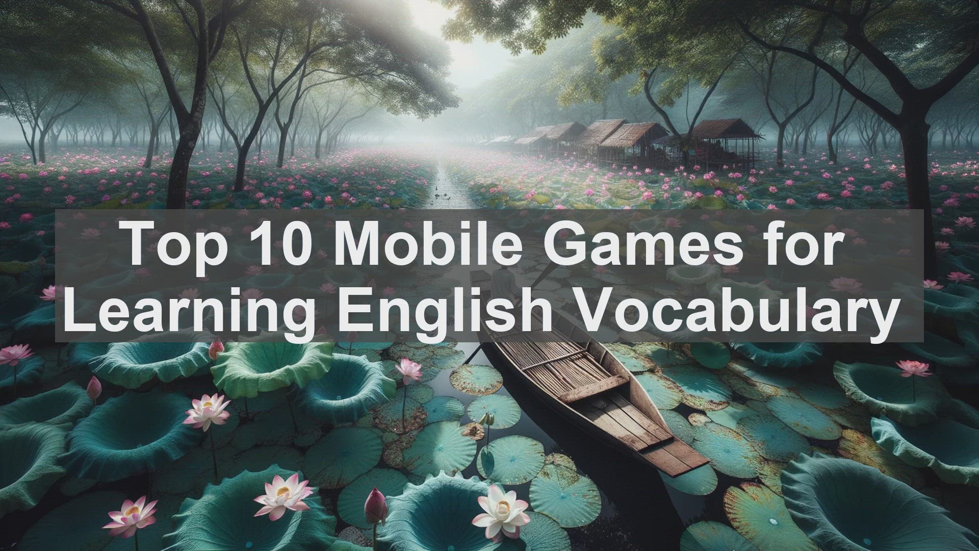 Top 10 Mobile Games for Learning English Vocabulary