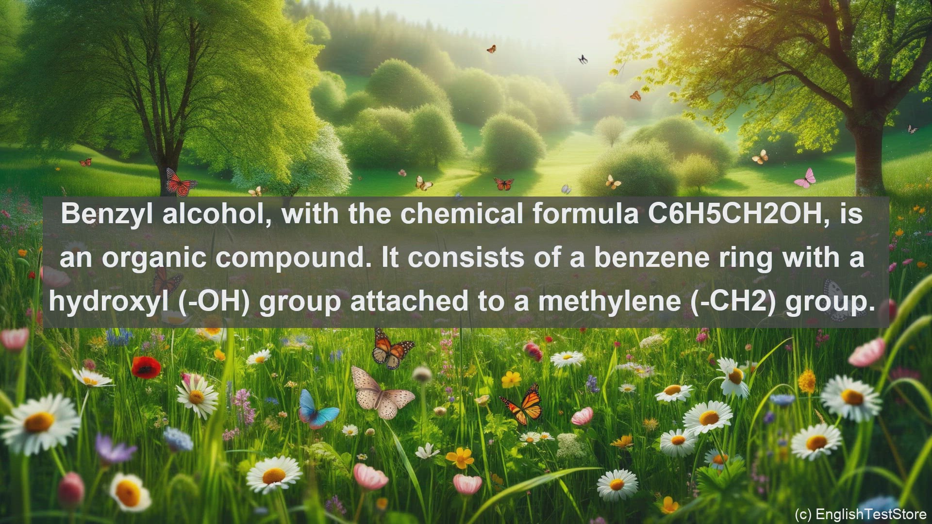 'Video thumbnail for Benzyl alcohol in science  definition and examples'