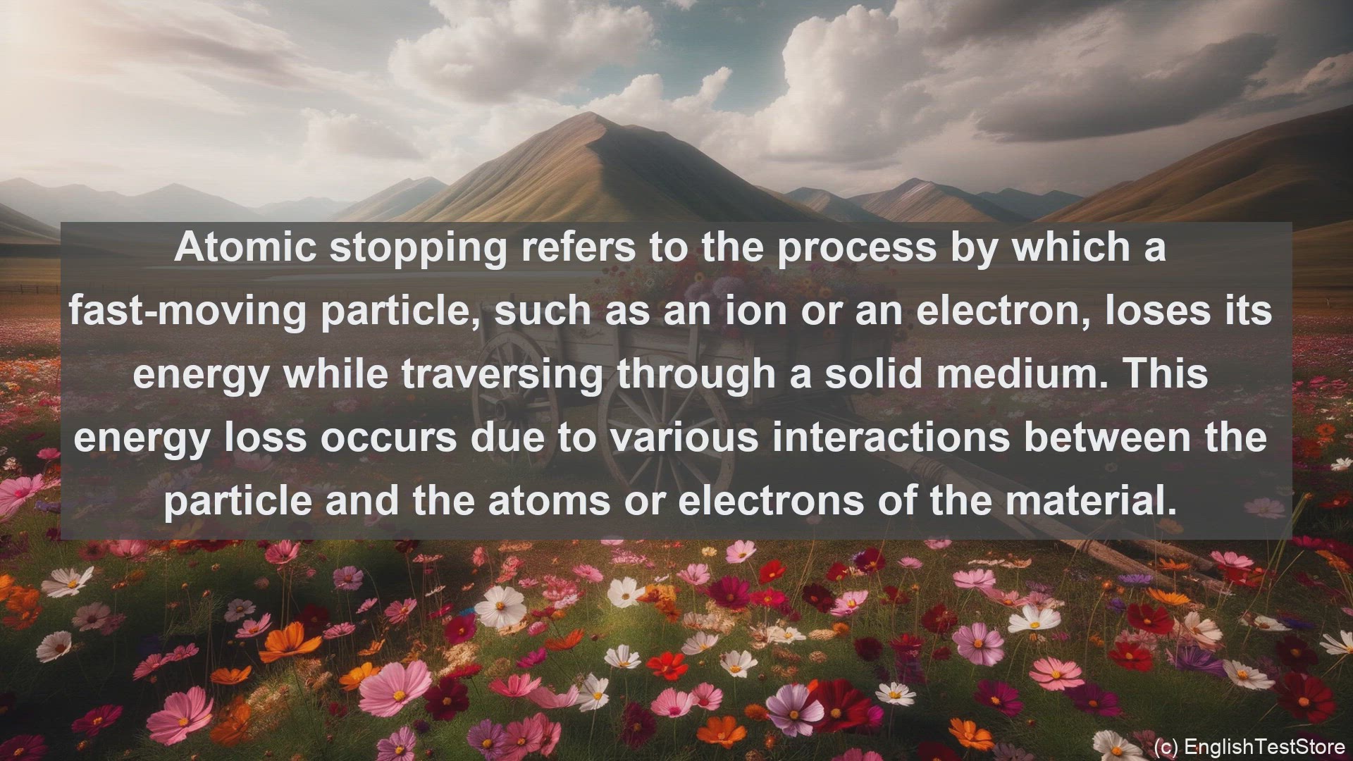 'Video thumbnail for Atomic stopping in science  definition and examples'