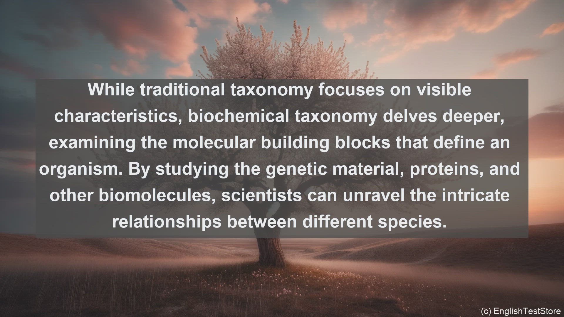 'Video thumbnail for Biochemical taxonomy in science  definition and examples'