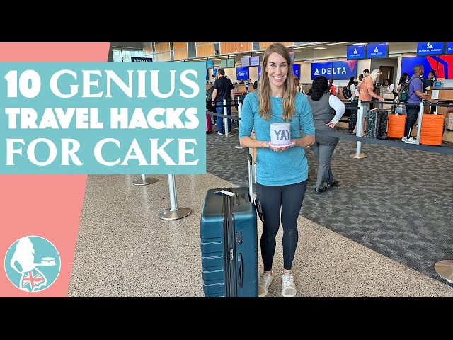 Video thumbnail for 10 GENIUS Cake Travel Hacks