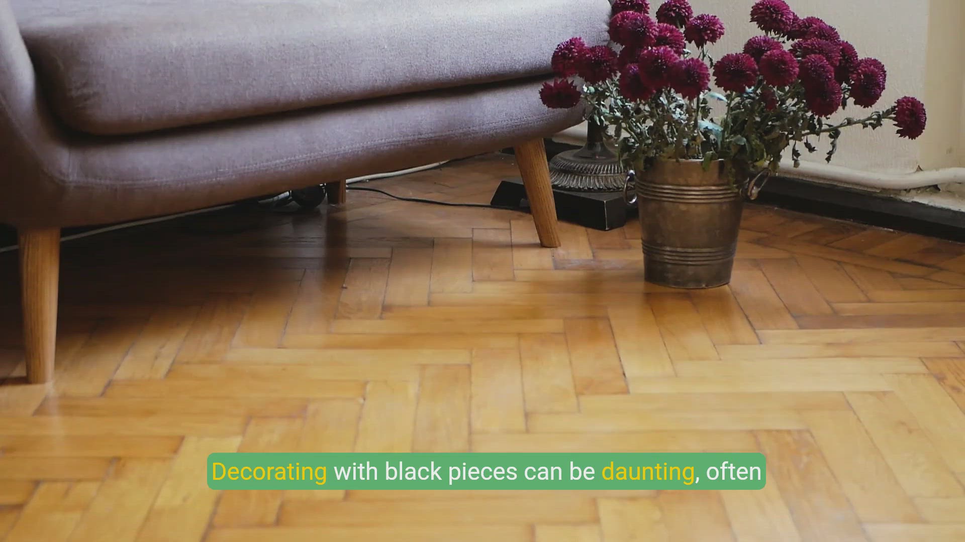 'Video thumbnail for 10 Stylish Carpet Ideas to Elevate Your Living Room with Black Furniture'