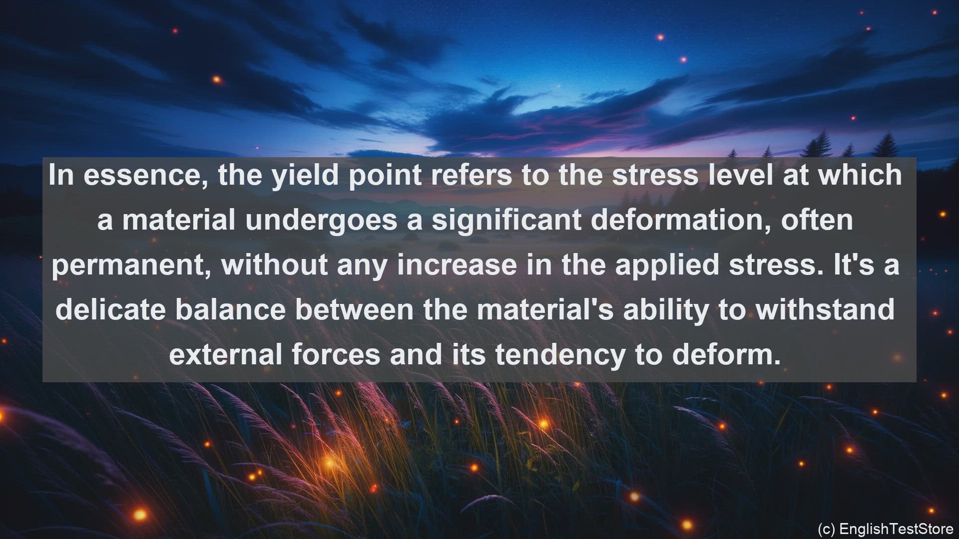 'Video thumbnail for Yield point in science  definition and examples'