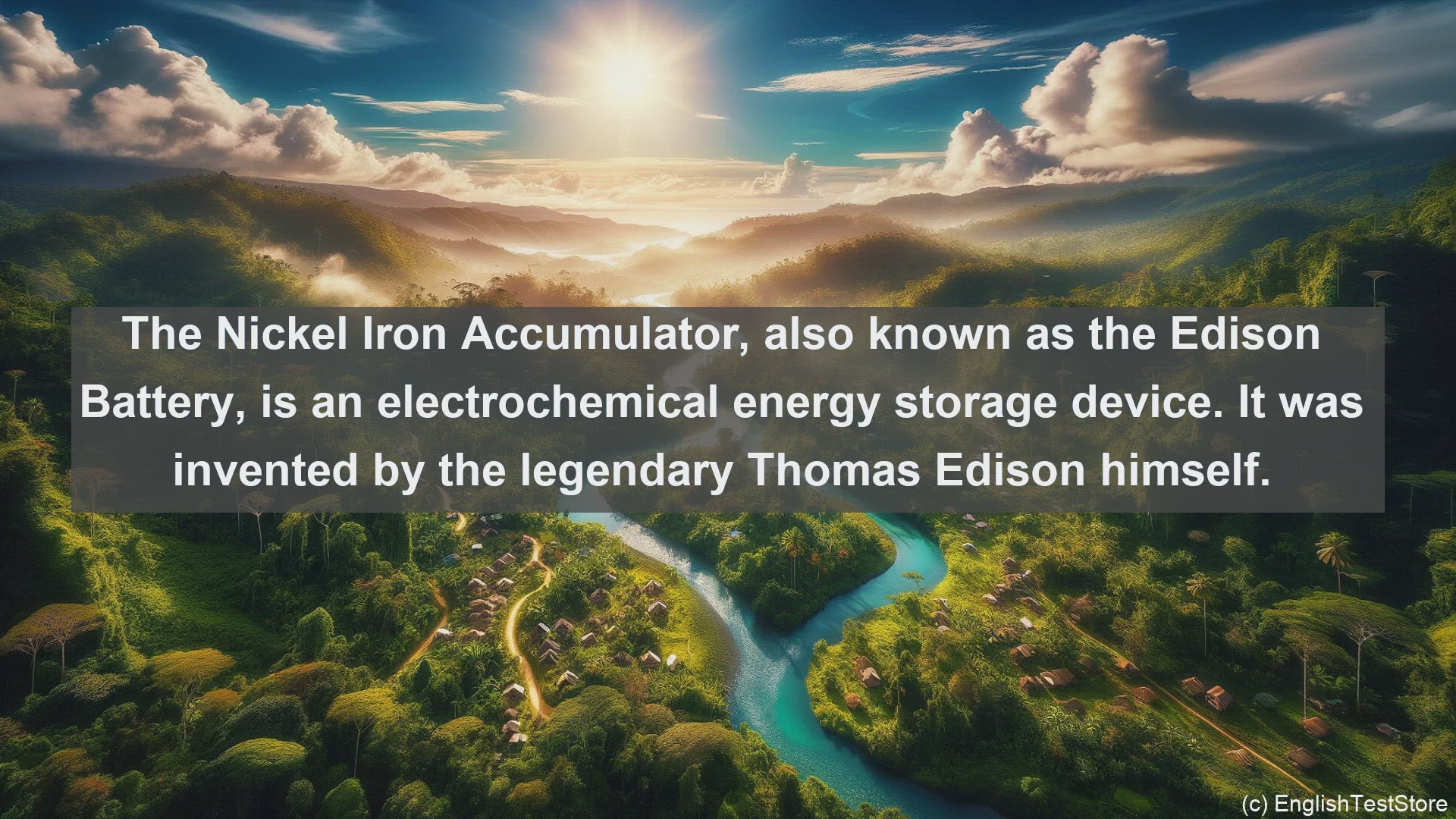 'Video thumbnail for Nickel iron accumulator in science  definition and examples'