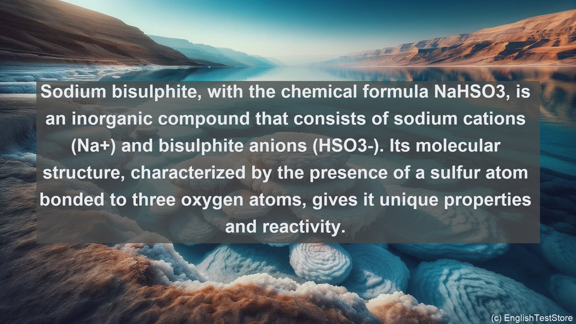 'Video thumbnail for Sodium bisulphite in science  definition and examples'