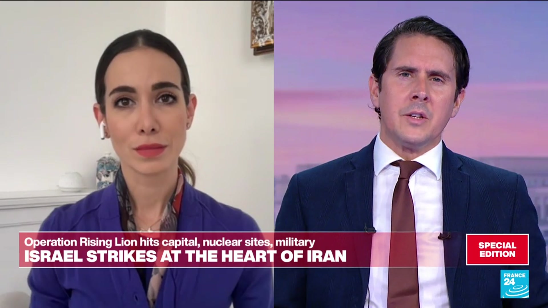 'Video thumbnail for Iran, in psychological disarray, struggling to deal with magnitude of Israel’s unprecedented assault'