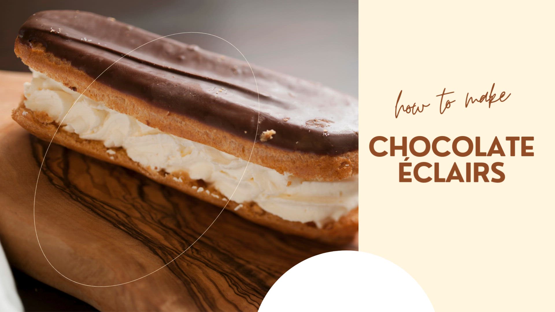 'Video thumbnail for Chocolate Éclairs'