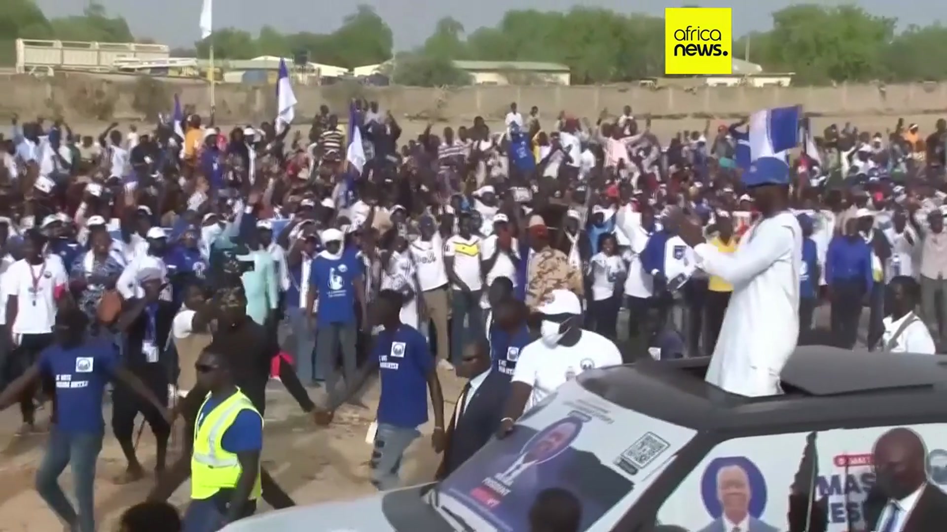 'Video thumbnail for Detained Chadian opposition leader Succes Masra begins hunger strike'