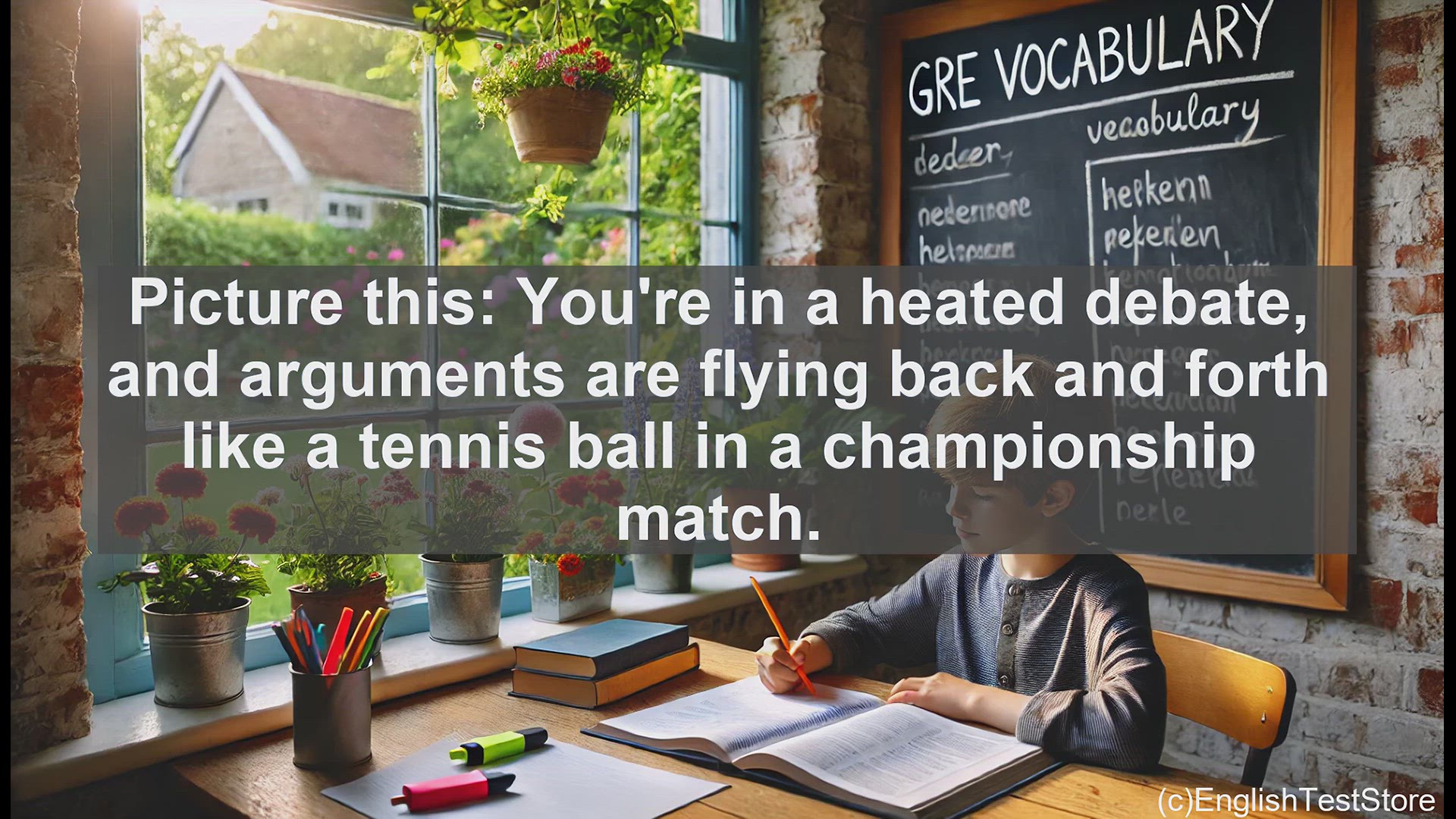 'Video thumbnail for GRE Vocabulary Lesson: Bandy - The Versatile Word for Lively Exchanges'