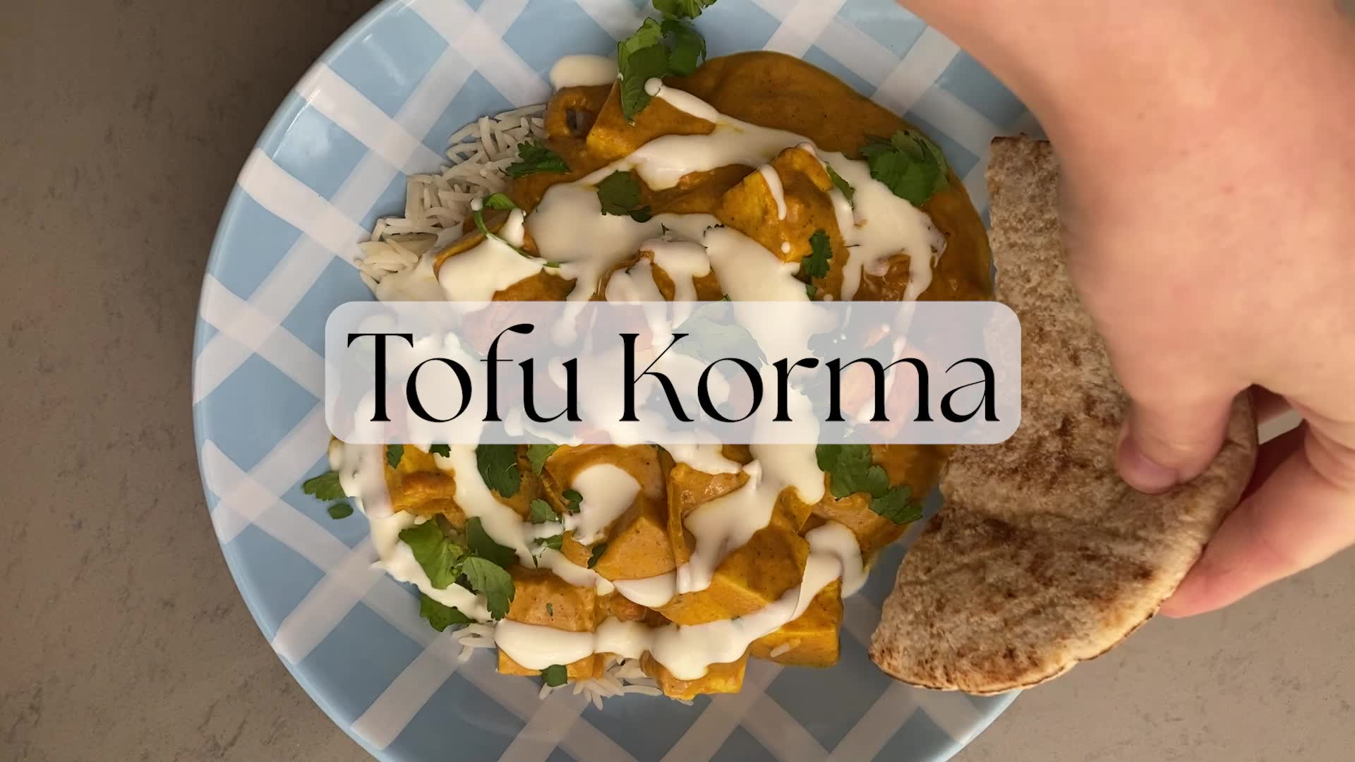 Video thumbnail for Tofu Korma