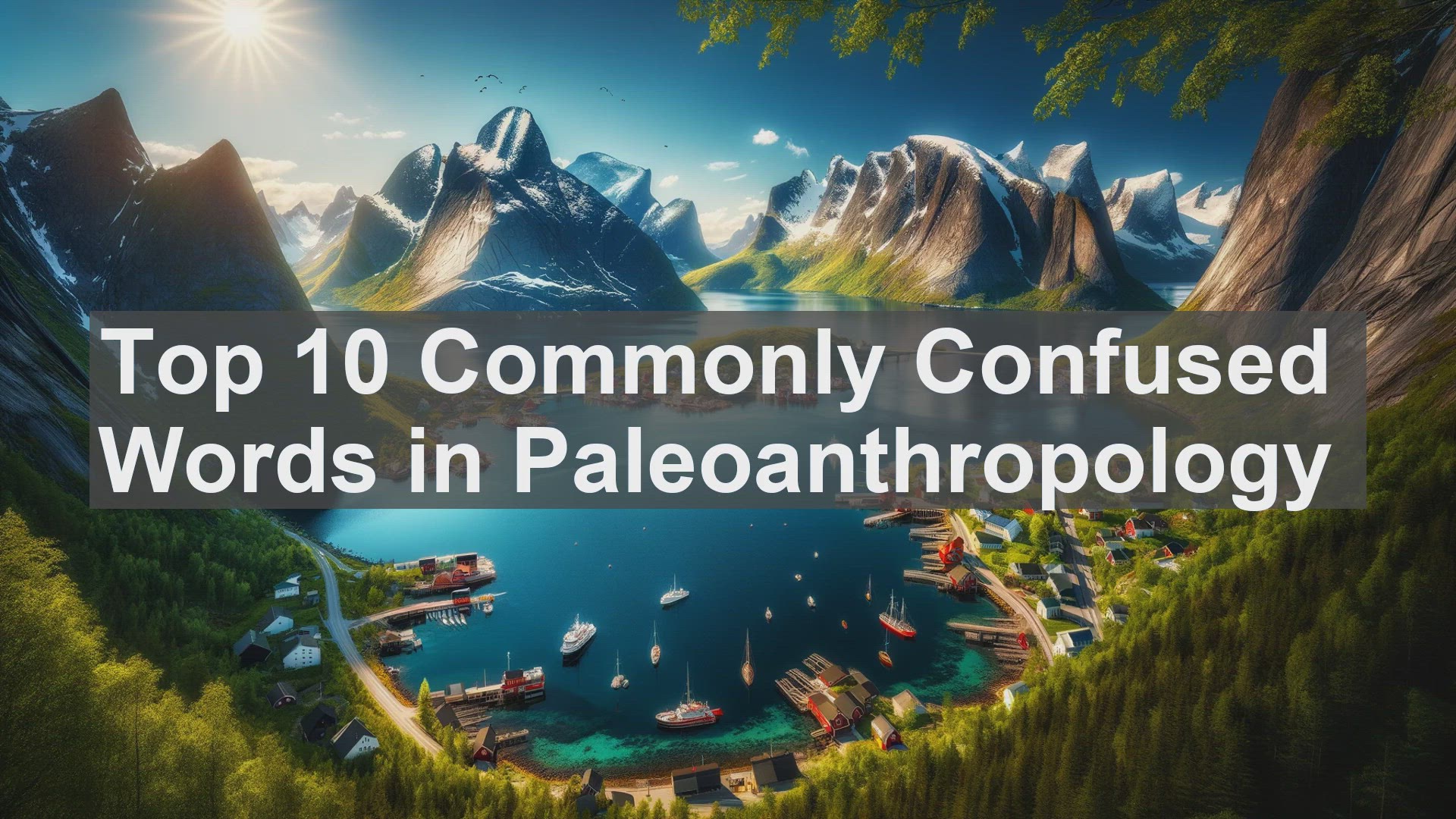 'Video thumbnail for Top 10 Commonly Confused Words in Paleoanthropology'
