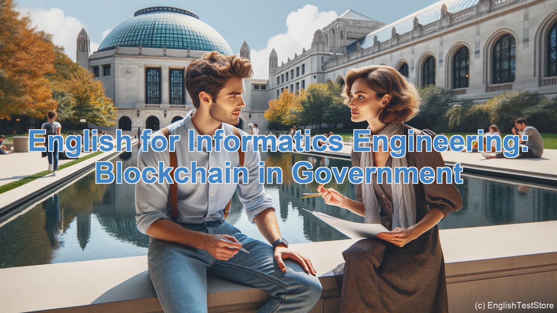 'Video thumbnail for English Conversation for Informatics Engineering: Blockchain in Government'