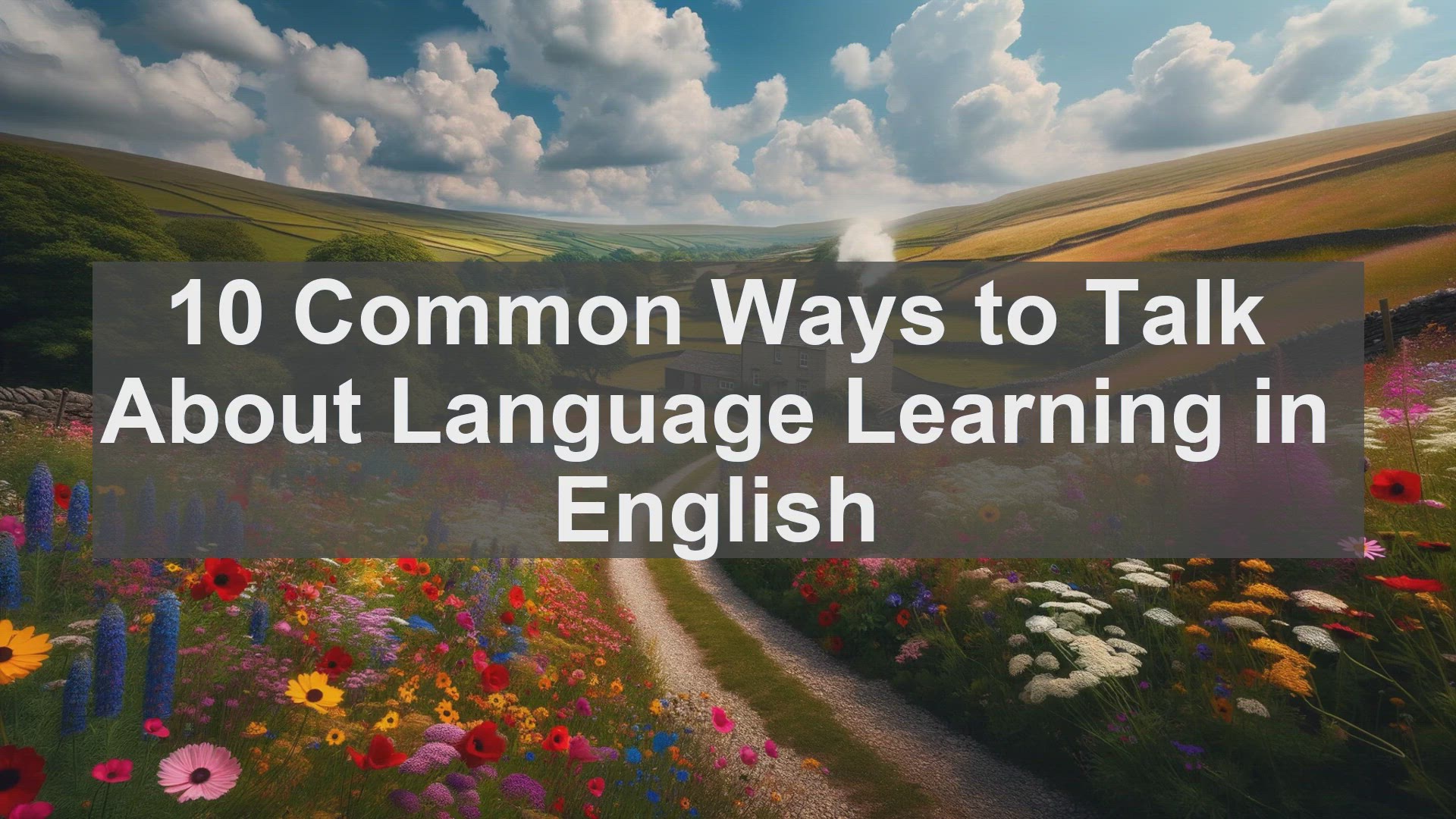 'Video thumbnail for 10 Common Ways to Talk About Language Learning in English '