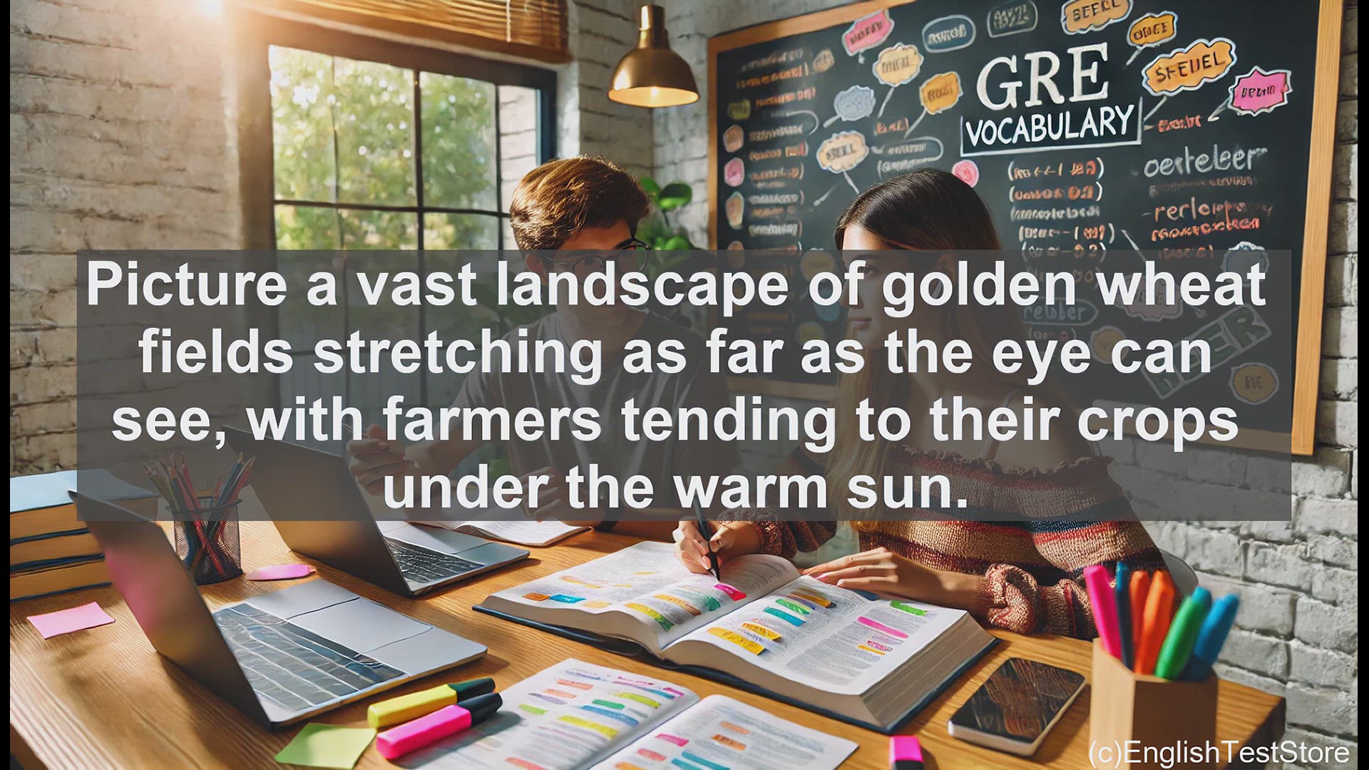 'Video thumbnail for GRE Vocabulary Lesson: Exploring the Agrarian Landscape - A Glimpse into Rural Life'