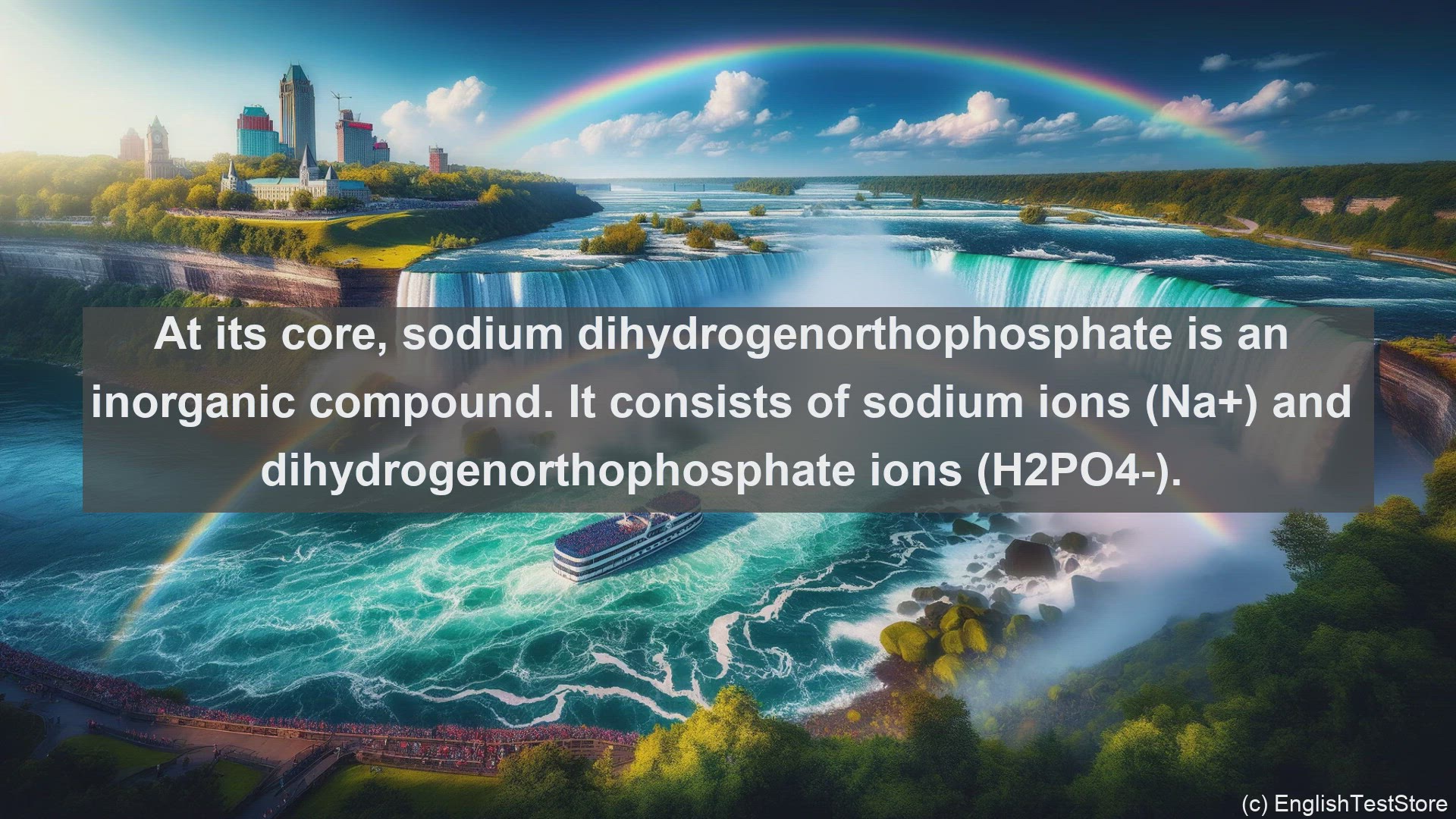 'Video thumbnail for Sodium dihydrogenorthophosphate in science  definition and examples'
