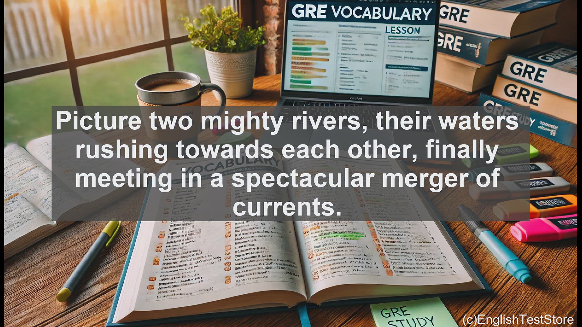 'Video thumbnail for GRE Vocabulary Lesson: Confluence - The Meeting of Rivers and Ideas'