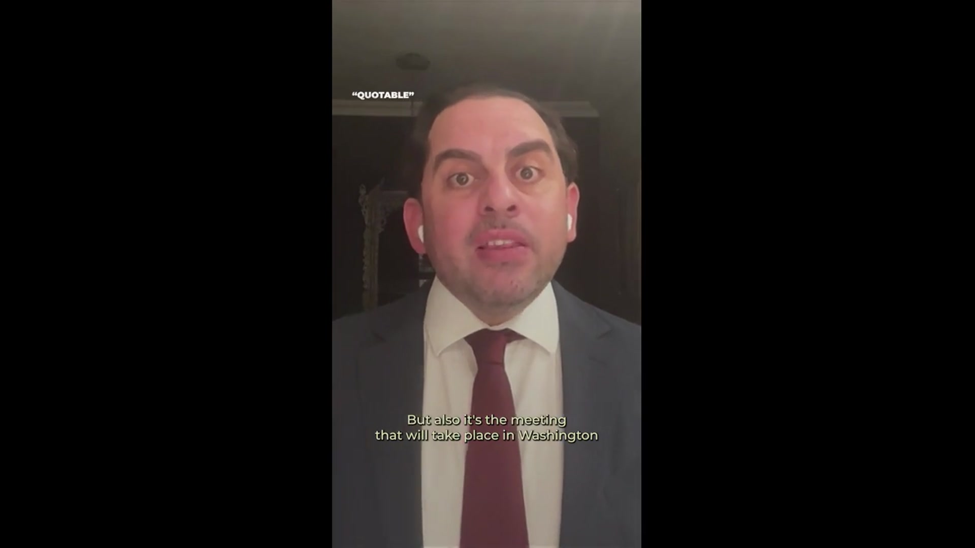 'Video thumbnail for US-Israel talks aim "to impose outcome later"'