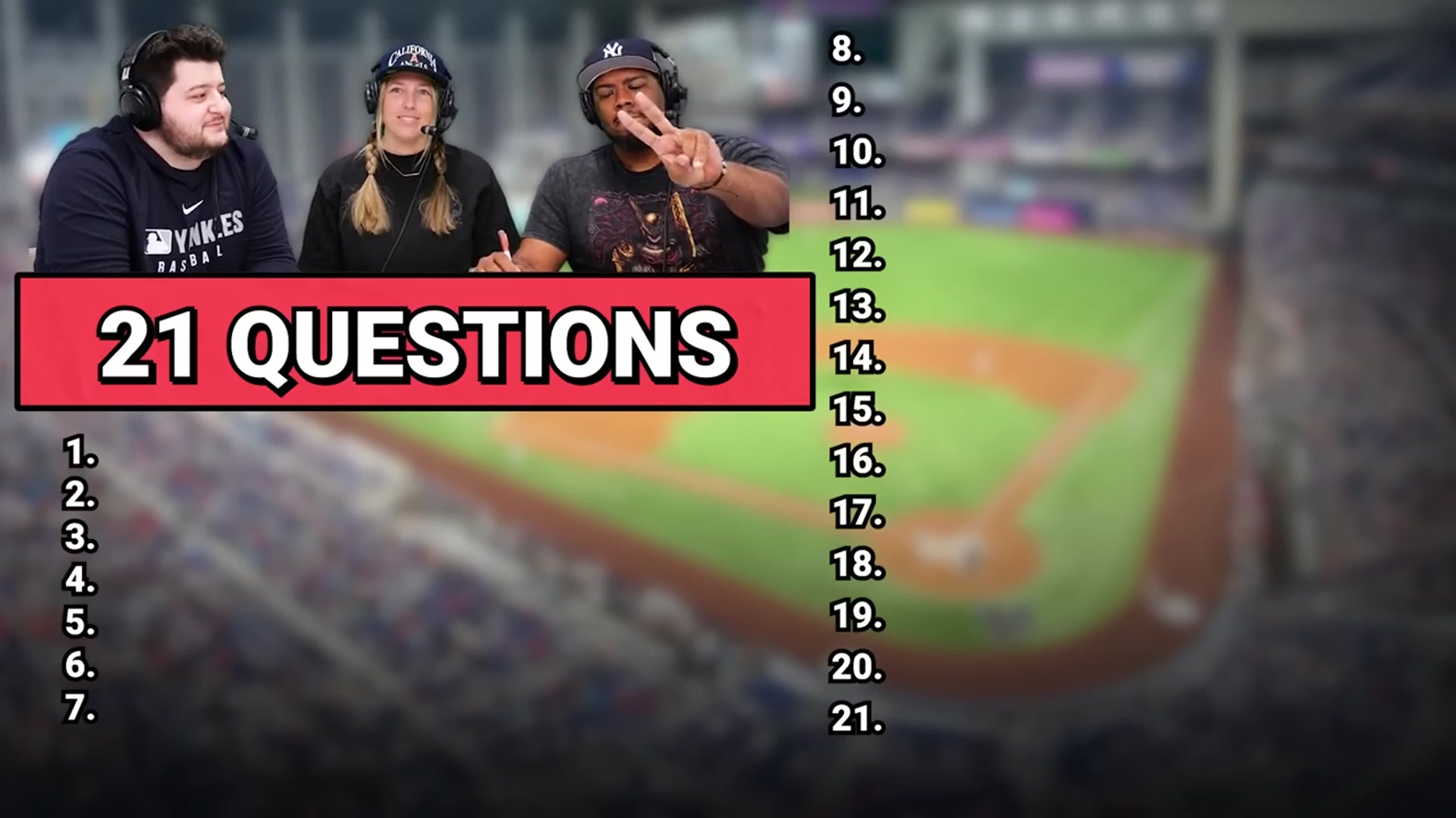'Video thumbnail for 21 Questions to guess this random MLB player (new)'