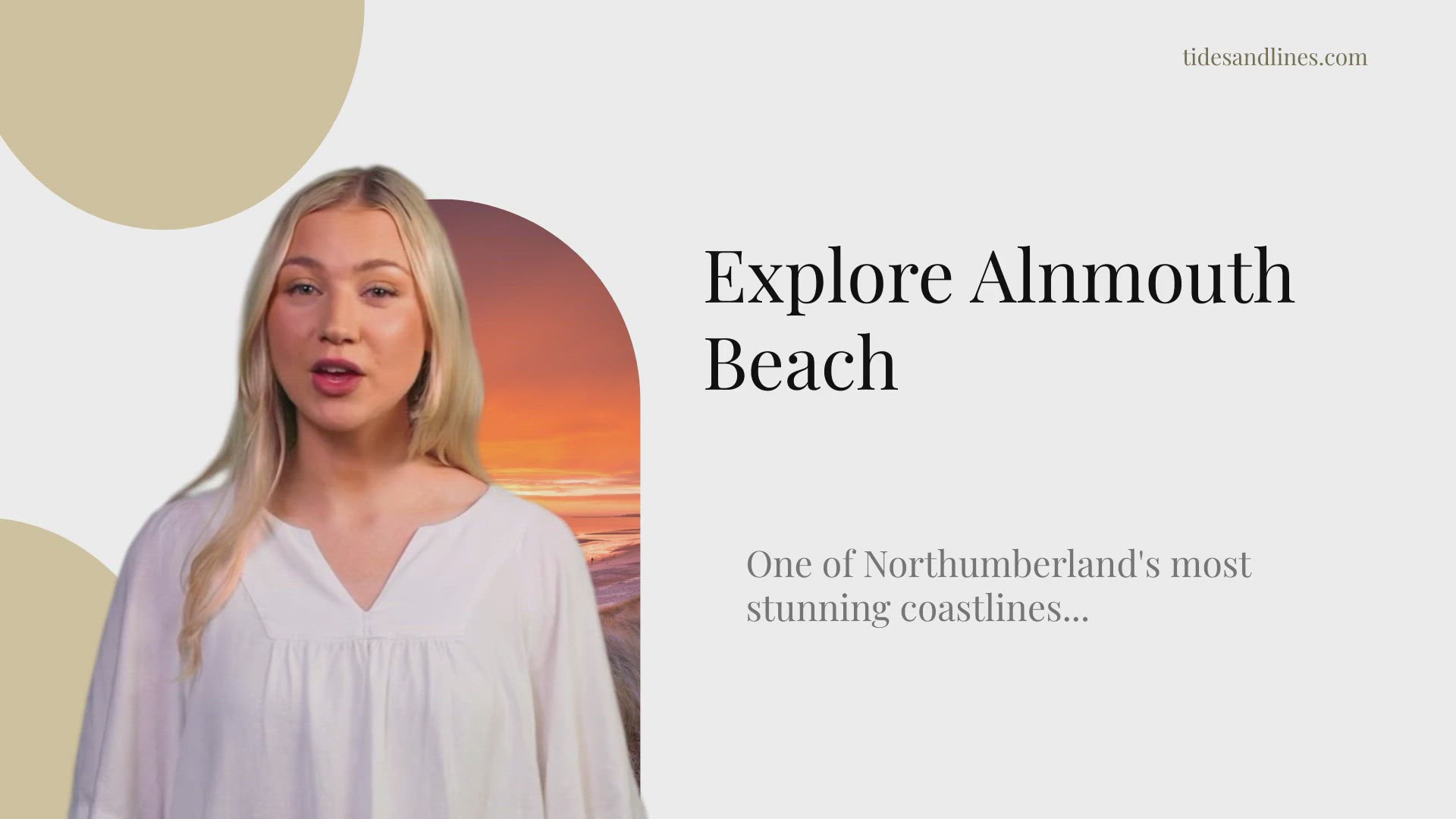 Video thumbnail for Why visit Alnmouth Beach