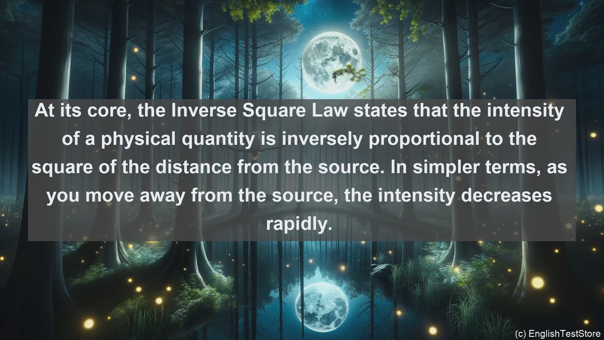 'Video thumbnail for Inverse square law in science  definition and examples'