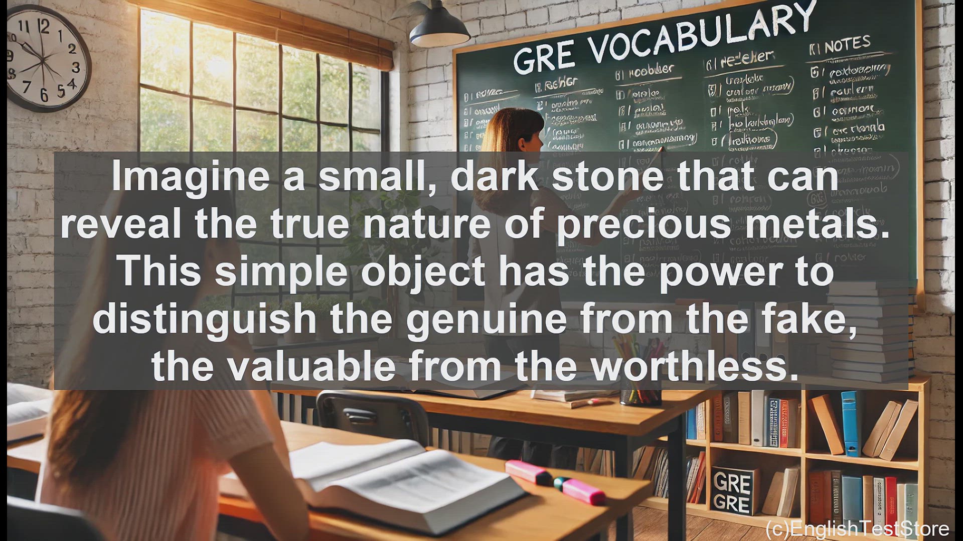 'Video thumbnail for GRE Vocabulary Lesson: Unveiling the Power of Touchstones - Discerning the Genuine from the Fake'