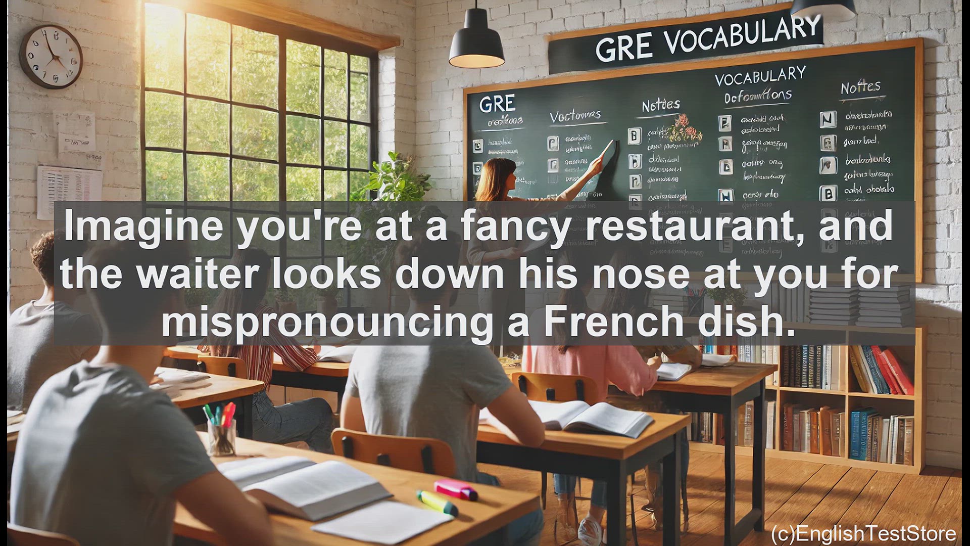 'Video thumbnail for GRE Vocabulary Lesson: Mastering the Sophisticated Word 'Supercilious''