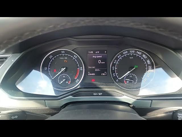 'Video thumbnail for How to Find and Reset Average Speed, and Trip Info in Skoda Superb III ( 2015 – Now )'