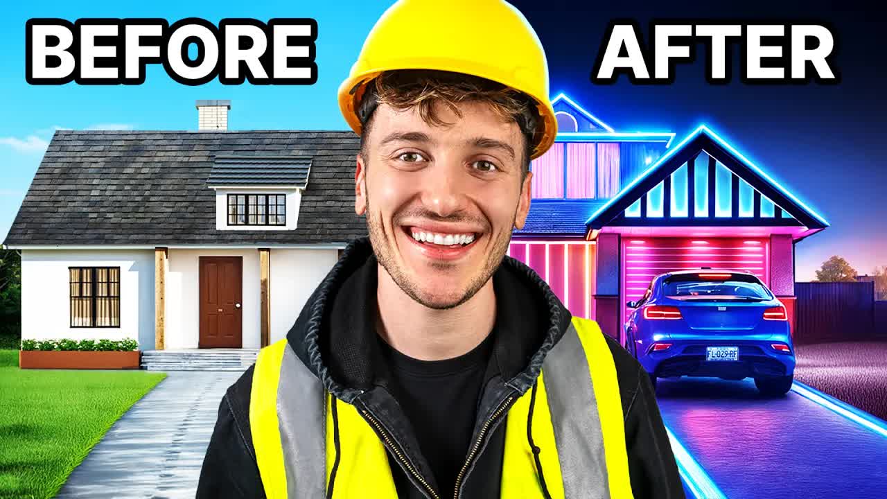 'Video thumbnail for FrenchieFries: i built my parents' dream house after they told me to clean my room!'