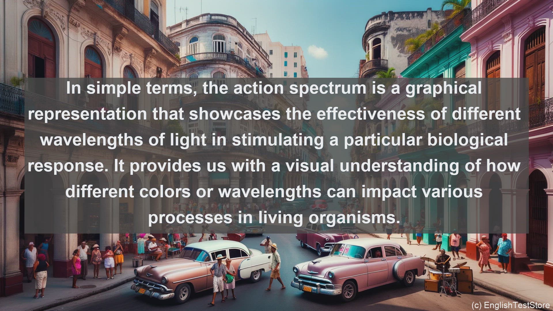 'Video thumbnail for Action spectrum in science  definition and examples'