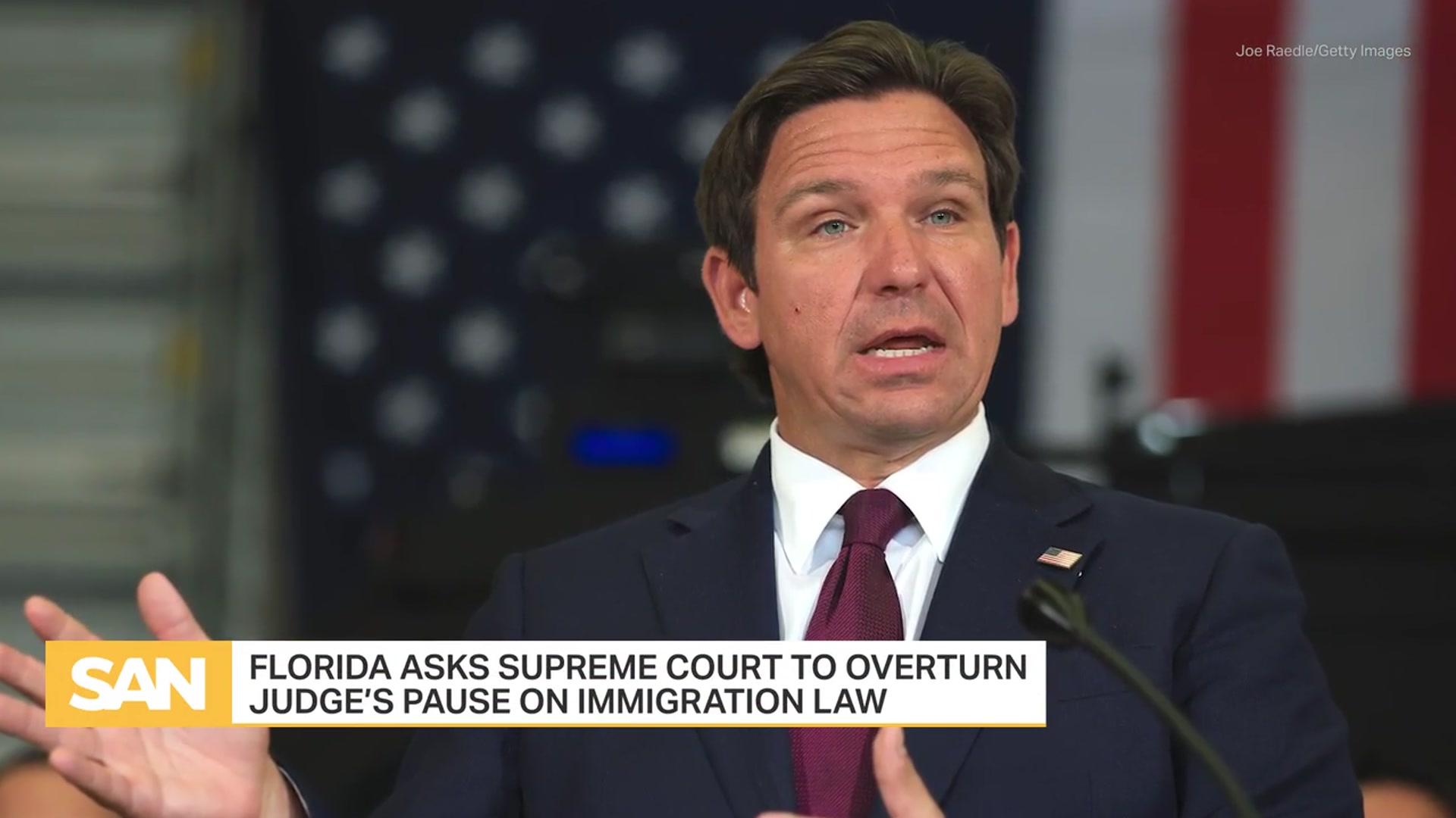 'Video thumbnail for Florida asks Supreme Court to let it enforce state illegal immigration law'