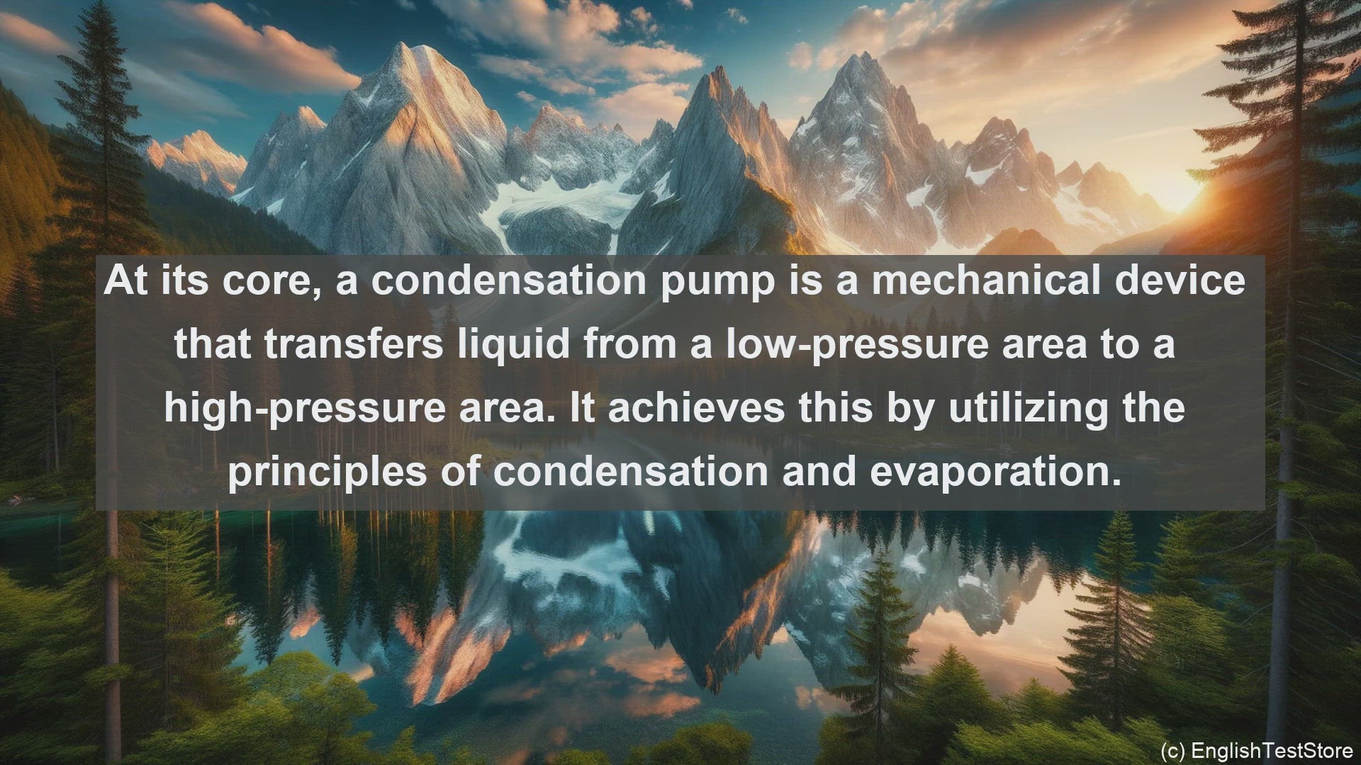 'Video thumbnail for Condensation pump in science  definition and examples'