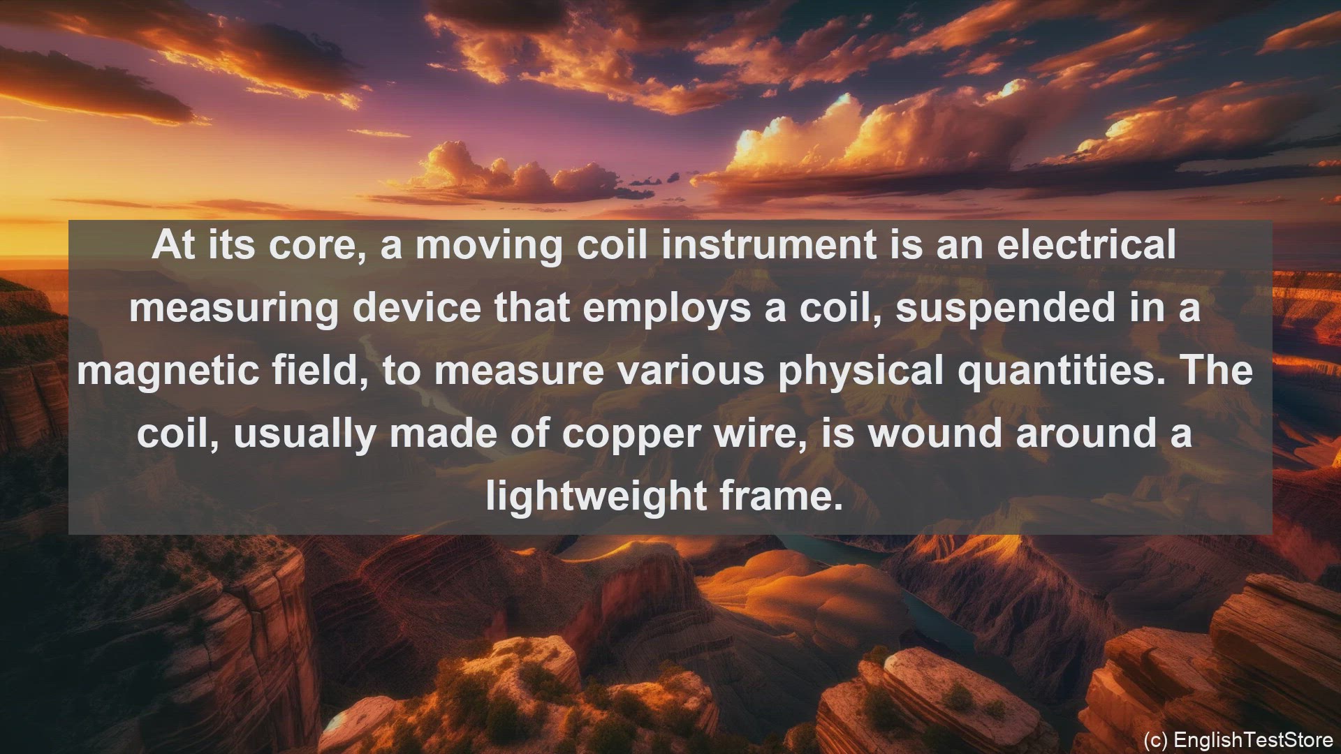 'Video thumbnail for Moving coil instrument in science  definition and examples'
