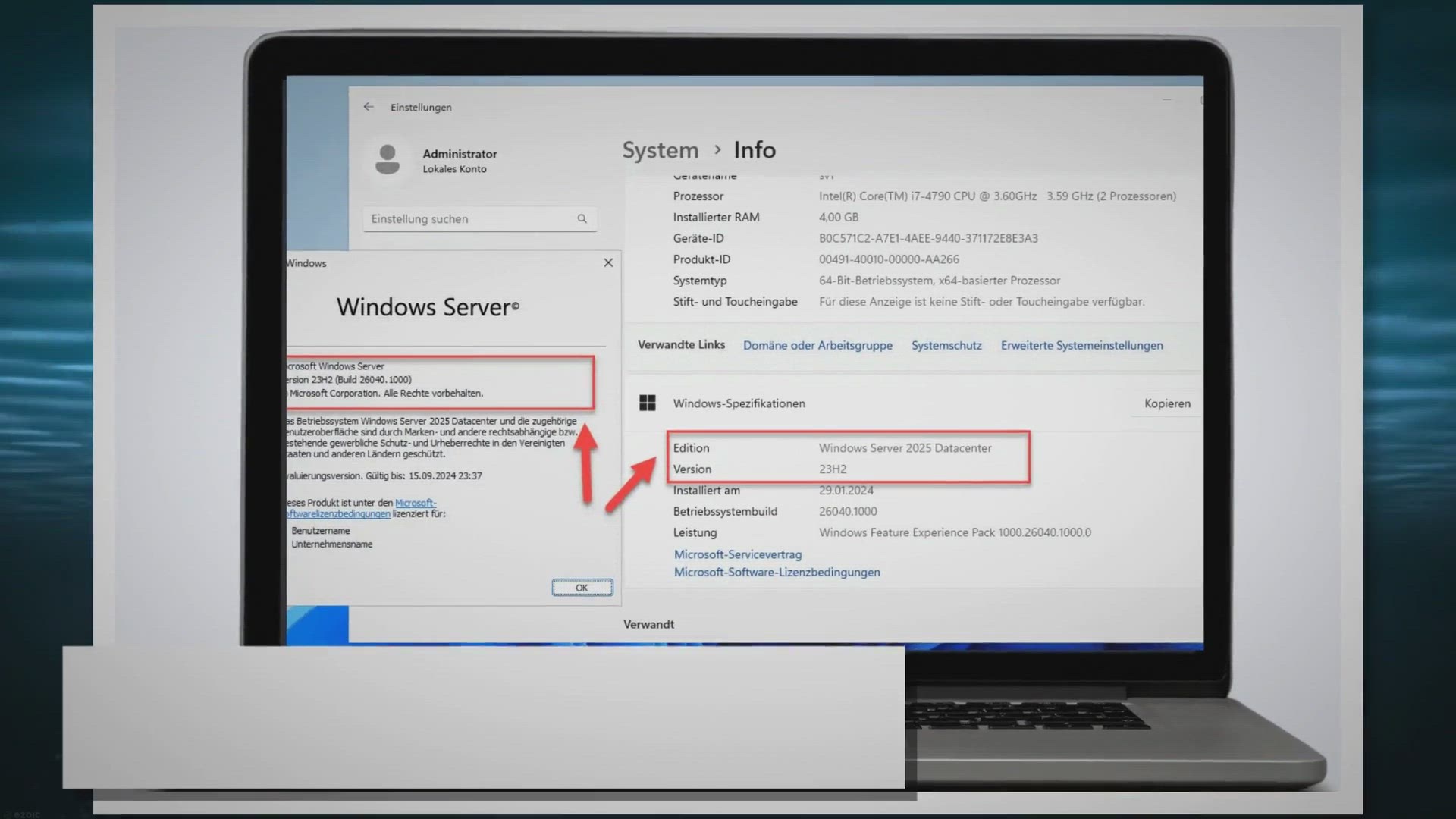 Video thumbnail for Installation des neuen Windows Server 2025