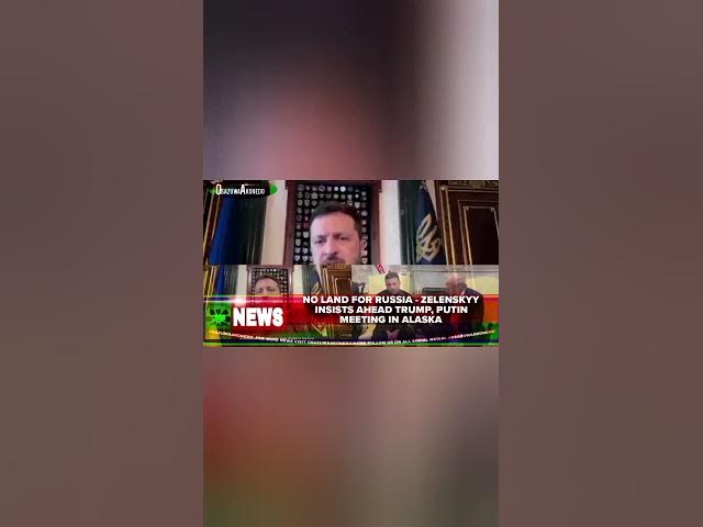 Video thumbnail for No Land For Russia - Zelenskyy Insists Ahead Trump, Putin Meeting In Alaska