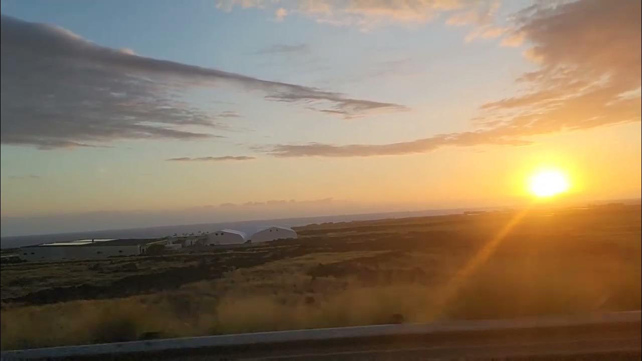 'Video thumbnail for Big Island Hawaii Relaxing Sunset Drive With views of Volcanic Rocks'