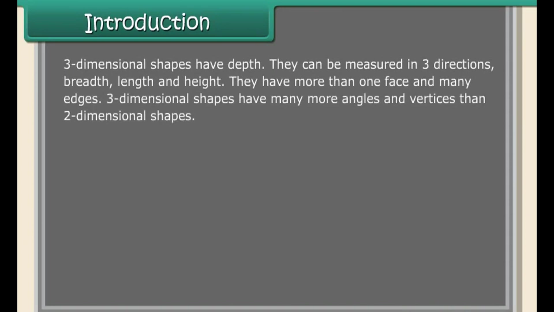 Video thumbnail for Visualising Solid Shapes Grade 7 Mathematics
