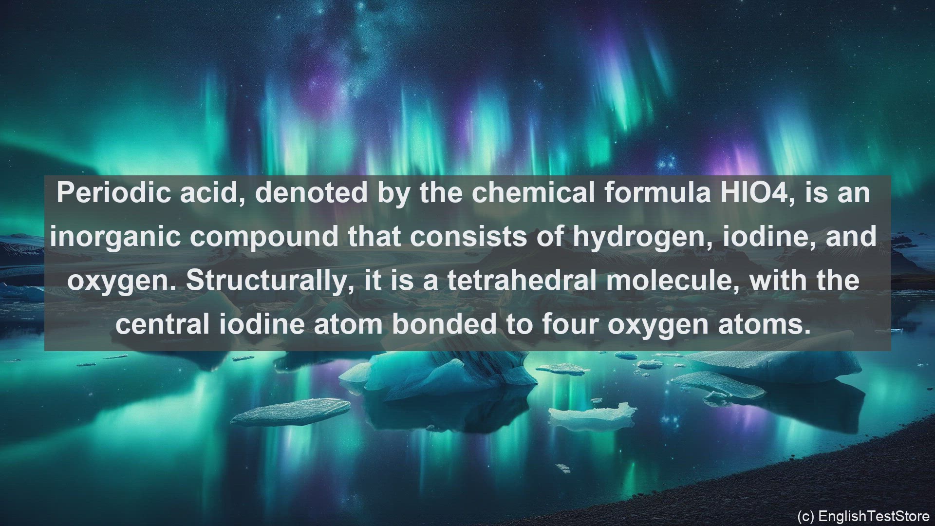 'Video thumbnail for Periodic acid in science  definition and examples'