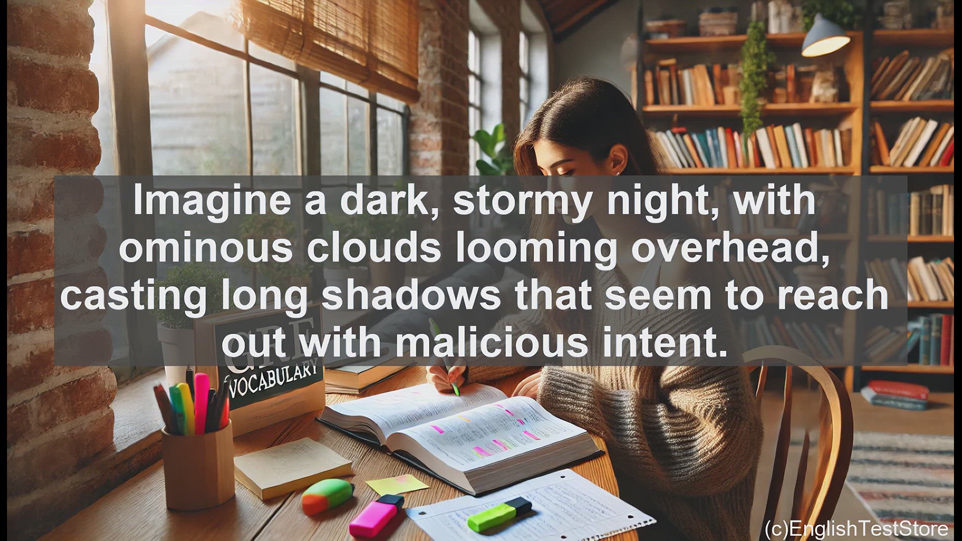 'Video thumbnail for GRE Vocabulary Lesson: Baleful - Mastering the Menacing Vocabulary Word'
